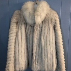 Silver Fox Fur Coat